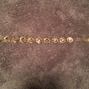 Stella and dot gold “bling” bracelet
